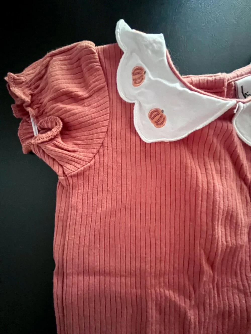 Set of 4, Baby Pumpkin Fall Onesies, 3-6 Months